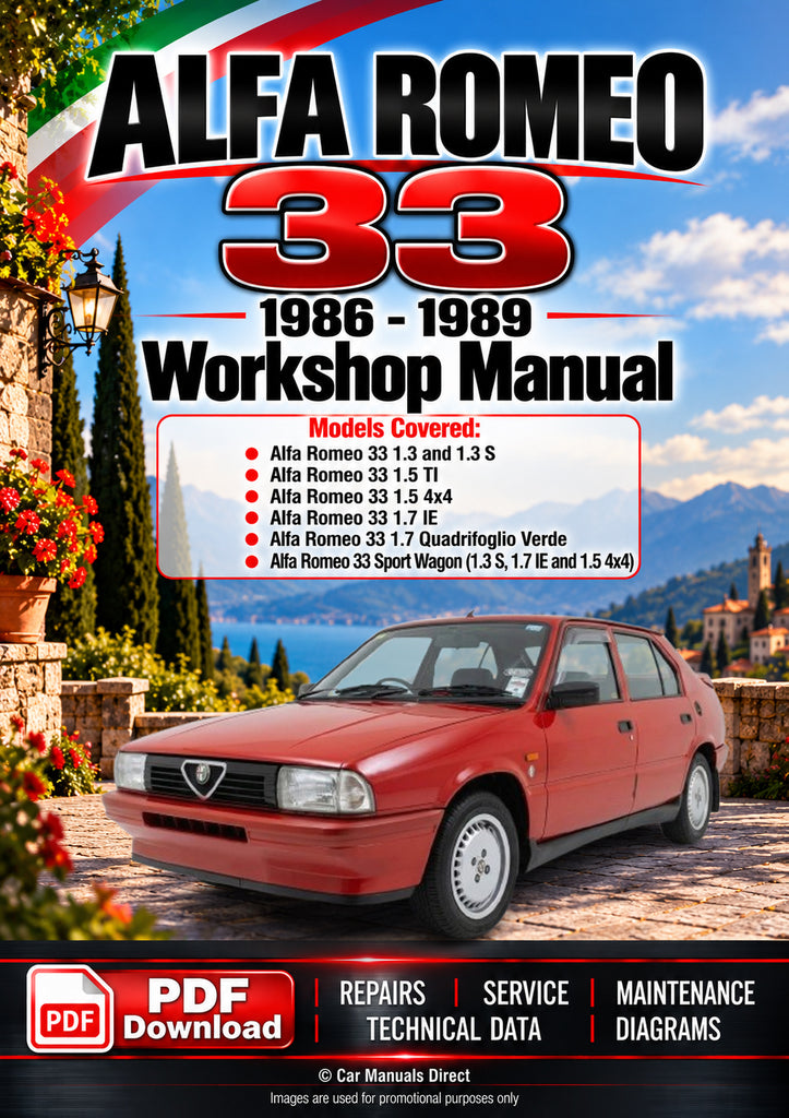 Alfa Romeo 33 1986-1989 Workshop Manual | PDF Download