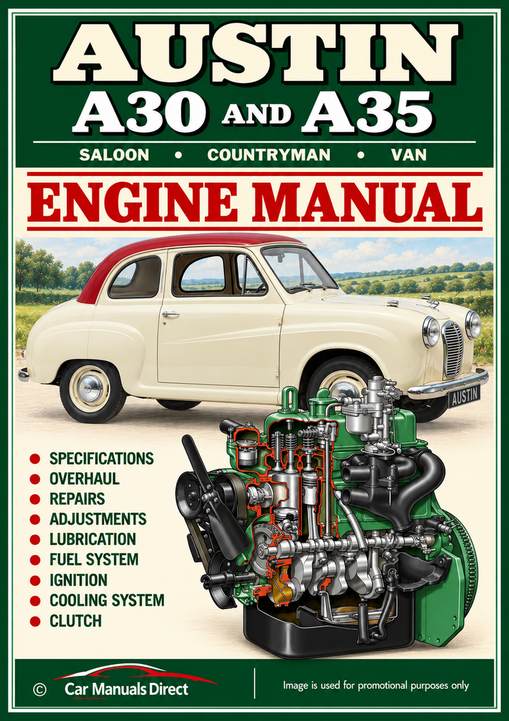 Austin A30 & A35 803cc & 948cc Engine Overhaul Manual | PDF Download