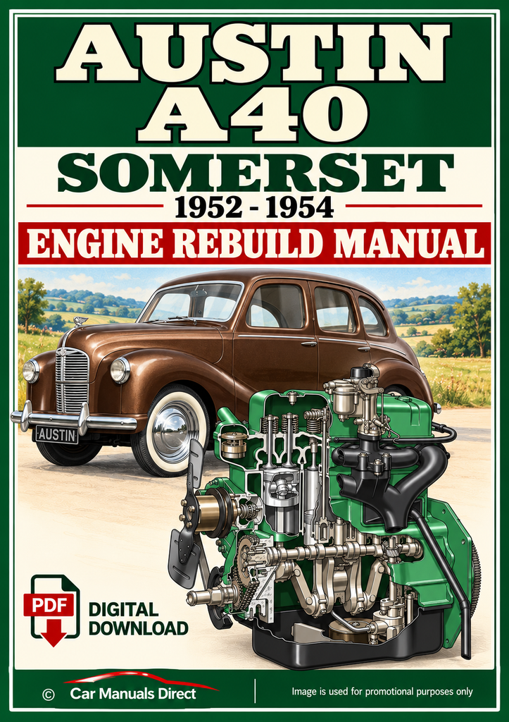 Austin A40 Devon, Dorset 1947-1952 Engine Overhaul Manual | PDF Download