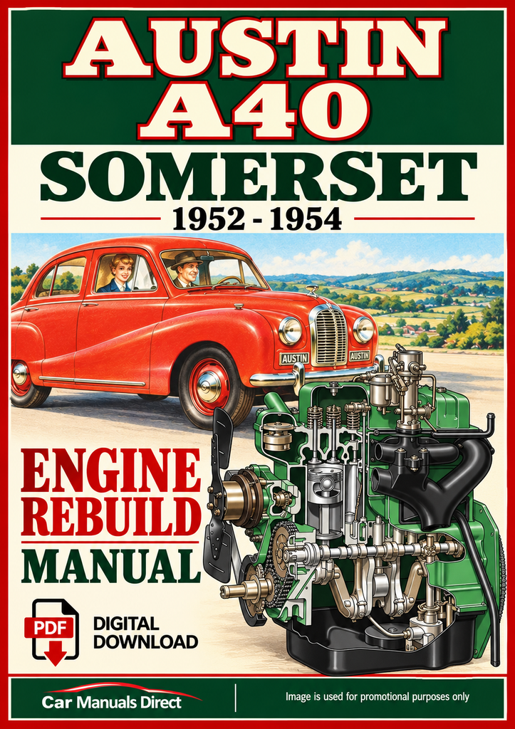 Austin A40 Somerset 1952–1954 Engine Rebuild Manual | PDF Download