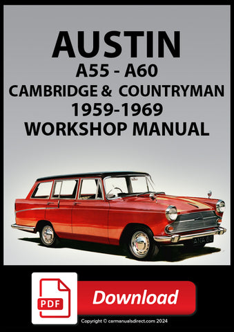 AUSTIN A55 & A60 1959-1969 Workshop Manual | PDF Download