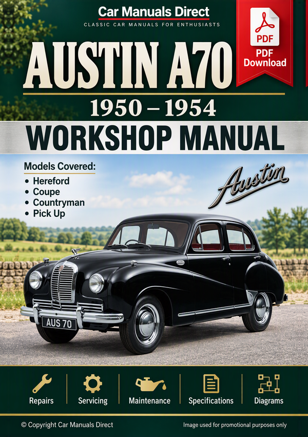 Austin A70 Hereford 1950-1954 Workshop Service Manual | PDF Download
