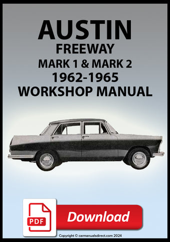 AUSTIN Freeway Saloon and Station Wagon Mark 1, Saloon and Station Wagon Mark 2 1962-1966 Workshop Service Manual | PDF Download | carmanualsdirect