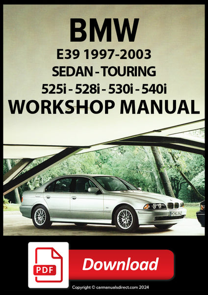 BMW E39 5 Series 1997-2003 Workshop Service Manual | PDF Download – Car ...