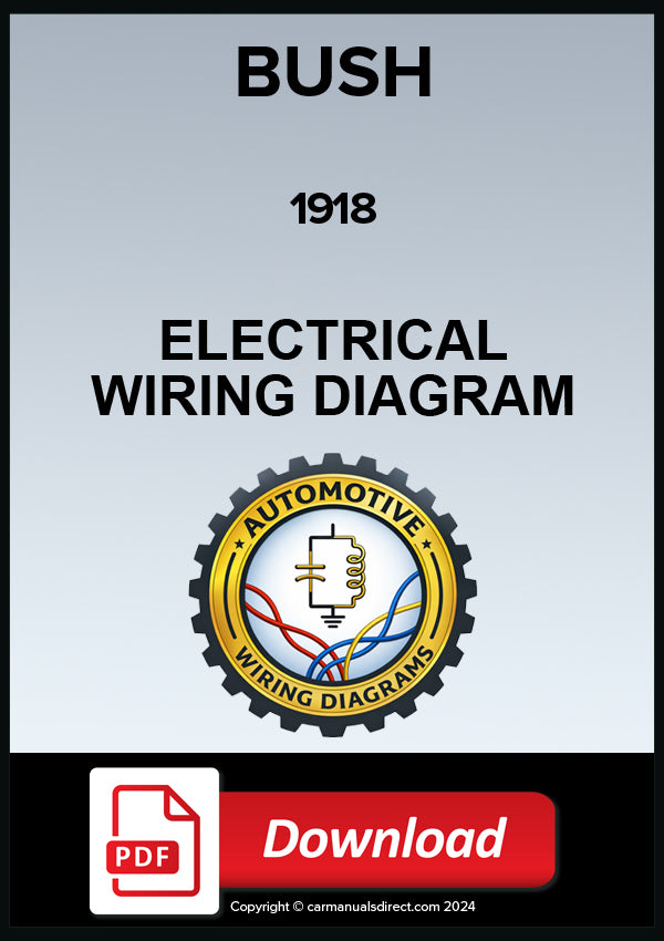 Bush 1918 genuine manufacturers Electrical Wiring Diagram for all models. PDF Download.