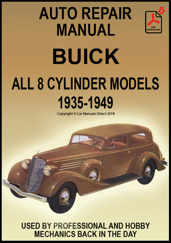 BUICK Special, Century, Roadmaster, Limited 1935-1949 Workshop Manual | PDF Download | carmanualsdirect