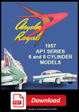 CHRYSLER Royal AP1 1957 Workshop Service Repair Manual PDF Download