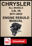Chrysler 300 3.6L V6 2011–2023 Engine Rebuild Manual | PDF Download