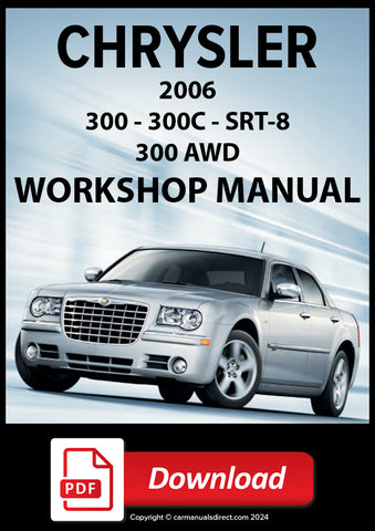 CHRYSLER 2006 300C and 300c SRT-8 Factory Workshop Manual | PDF Download | carmanualsdirect