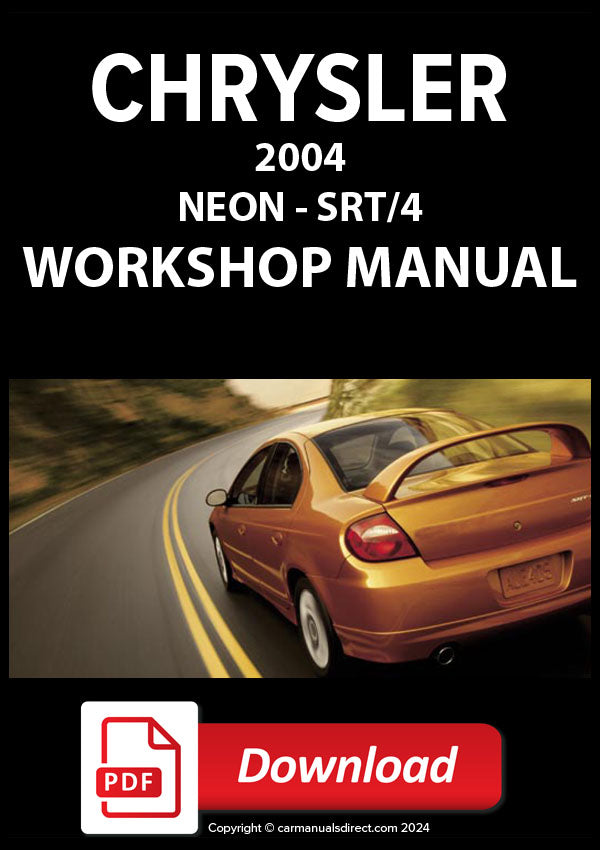 CHRYSLER Neon 2004 Workshop Service Manual | PDF Download | carmanualsdirect