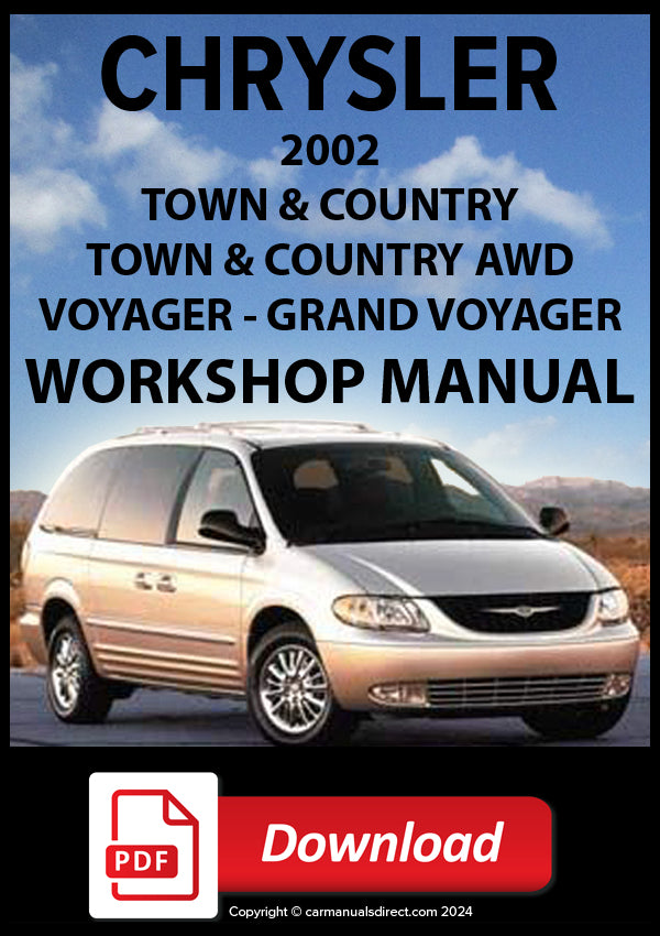 Chrysler Town and Country – Voyager 2003 Workshop Service Manual | PDF Download | carmanualsdirect