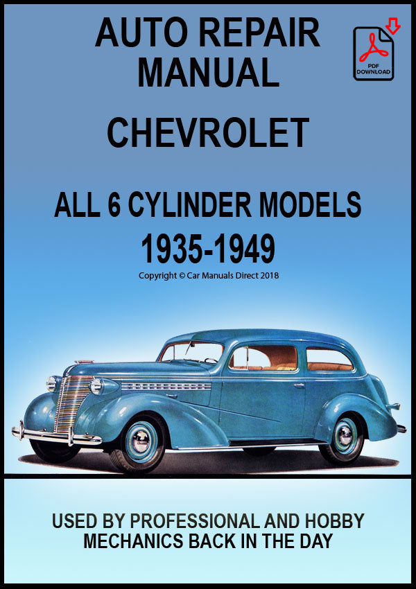 Chevrolet 1935-1949 Workshop Manual | PDF Dwnload | carmanualsdirect