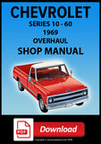CHEVROLET 1969 C10 to C60 Series Truck Comprehensive Overhaul Workshop Manual