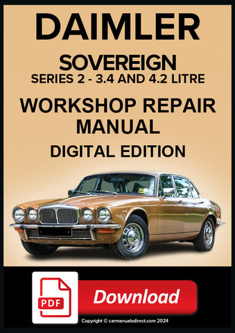 DAIMLER Sovereign 1973-79 Workshop Repair Manual Digital Edition | PDF Download