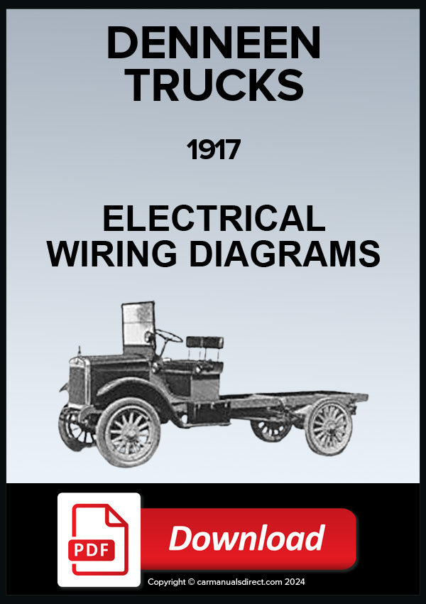 Denneen Trucks Electrical Wiring Diagram 1917 | PDF Download