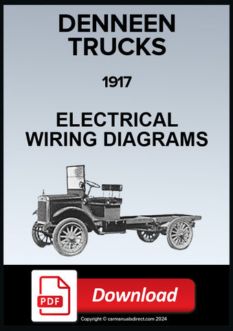 Denneen Trucks Electrical Wiring Diagram 1917 | PDF Download