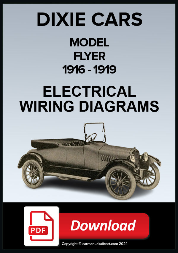 Dixie Flyer Electrical Wiring Diagram 1916-1919 | PDF Download