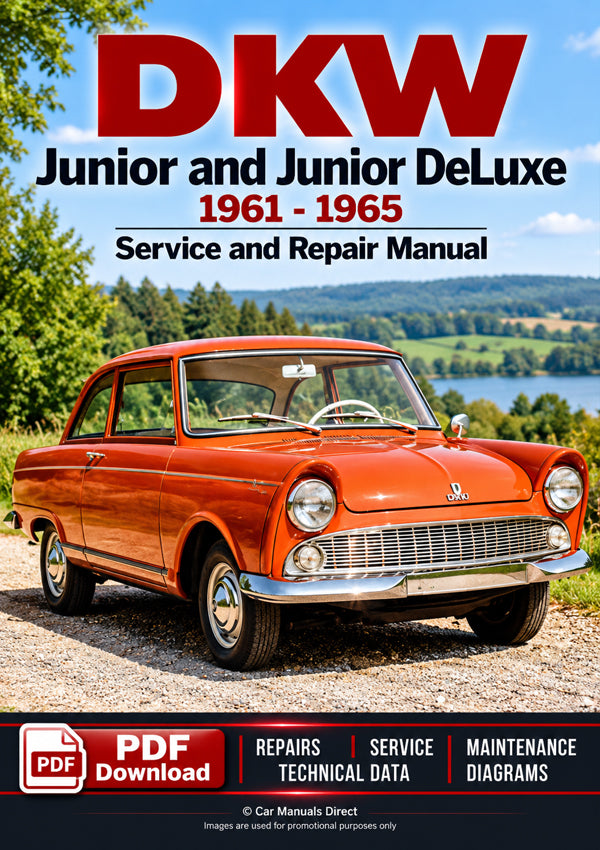DKW Junior and Junior DeLuxe 1961-1965 Service and Repair Manual | PDF Download