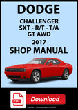 Dodge Challenger SXT R/T 2017 Shop Manual | PDF Download