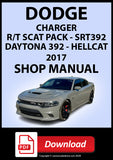 Dodge Charger R/T Scat Pack, Daytona, SRT, Hellcat 392, 2017 Shop Manual | PDF Download