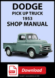 Dodge 1953 Australian Trucks Workshop Manual | PDF Download