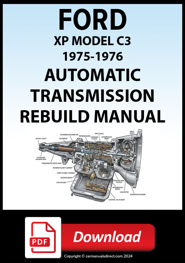 Ford 1975-1976 C3 Automatic Rebuild Manual | PDF Download