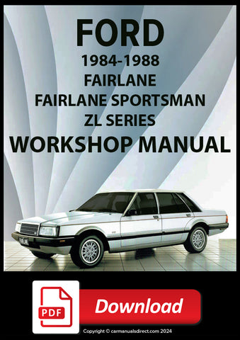 FORD Fairlane and Fairlane Sportsman ZL 1984-1988 Workshop Manual | PDF Download | carmanualsdirect