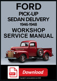 FORD Pick up and Sedan Delivery 1946-1948 Workshop Service Repair Manual PDF Download