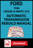 FORD 1966 C4 Automatic Transmission Rebuild Manual PDF Download