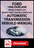 Ford 1966 Fairlane C4 and C6 Automatic Rebuild Manual PDF Download