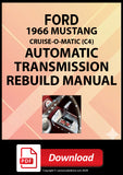 Ford 1966 Mustang C4 Automatic Rebuild Manual PDF Download