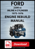 Ford 1975-1976 2300cc 4 Cylinder Engine Rebuild Manual | PDF Download