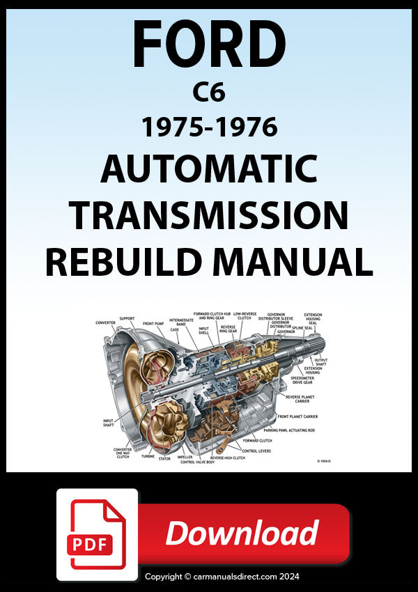 Ford 1975-1976 C6 Automatic Transmission Rebuild Manual | PDF Download