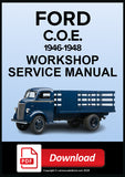 FORD C.O.E. Trucks 1946-1948 Workshop Service Repair Manual PDF Download