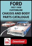 FORD Customline (Star Model) 1957-1958 Chassis and Body Spare Parts Catalogue (Australian Models) | PDF Download | carmanualsdirect