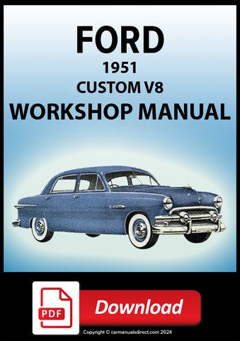 ORD Custom V8 1951 Workshop Manual | PDF Download | carmanualsdirect