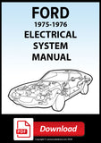 FORD 1975-1976 Electrical System Shop Manual | PDF Download