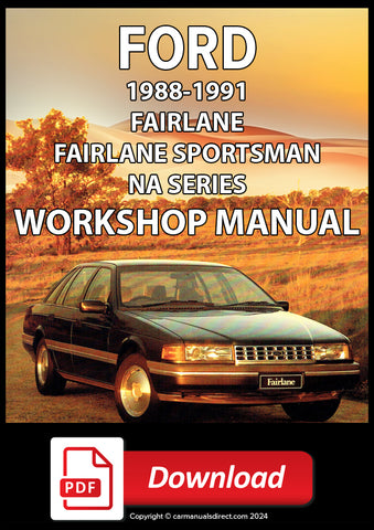 FORD Fairlane and Fairlane Sportsman NA Series 1988-1991 Workshop Manual | PDF Download | carmanualsdirect