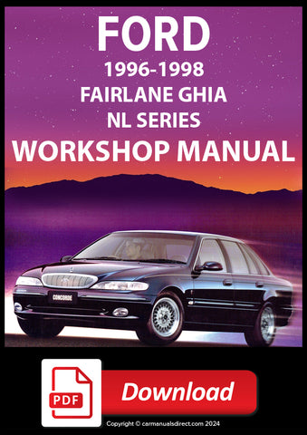 FORD NL Fairlane Ghia - Concorde - Tickford 1996-1998 Comprehensive Workshop Manual | PDF Download | carmanualsdirect