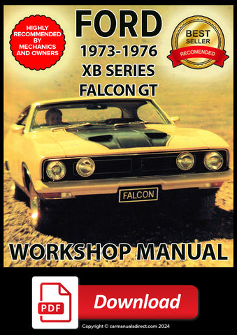 FORD Falcon XB GT Sedan and Hardtop 1973-1976 Workshop Manual | PDF Download | carmanualsdirect