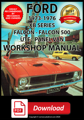 FORD XB Falcon Ute, Falcon 500, Ute and Falcon XB Panel Van, Falcon 500 Panel Van 1973-1976 Workshop Manual | PDF Download | carmanualsdirect