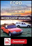 Ford Falcon Ute, GL Ute, GL 'S' Pack Ute, Panel Van, GL Panel Van, GL 'S' Pack Panel Van XF Series Workshop Manual | PDF Download | carmanualsdirect