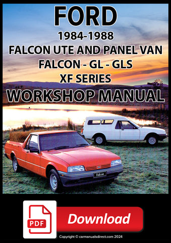 FORD XF Falcon Ute and Panel Van 1984-1988 Workshop Manual | PDF Download