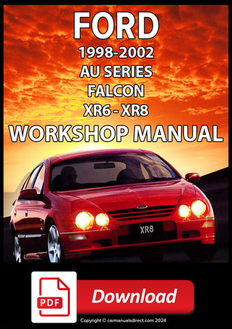 FORD AU Falcon XR6 and XR8 1998-2002 Comprehensive Workshop Manual | PDF Download | carmanualsdirect