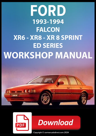 FORD ED Falcon XR6 and XR8 1993-1994 Comprehensive Workshop Manual | PDF Download | carmanualsdirect