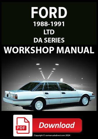 FORD DA LTD 1988-1991 Comprehensive Workshop Manual | PDF Download | carmanualsdirect