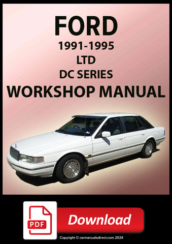 FORD DC LTD 1991-1995 Comprehensive Workshop Manual | PDF Download | carmanualsdirect