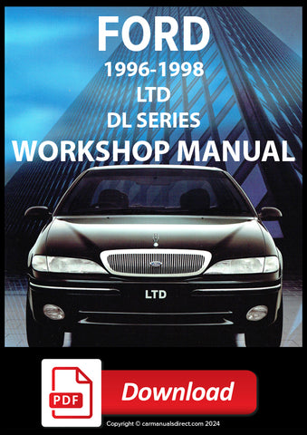 FORD DL LTD 1996-1998 Comprehensive Workshop Manual | PDF Download | carmanualsdirect