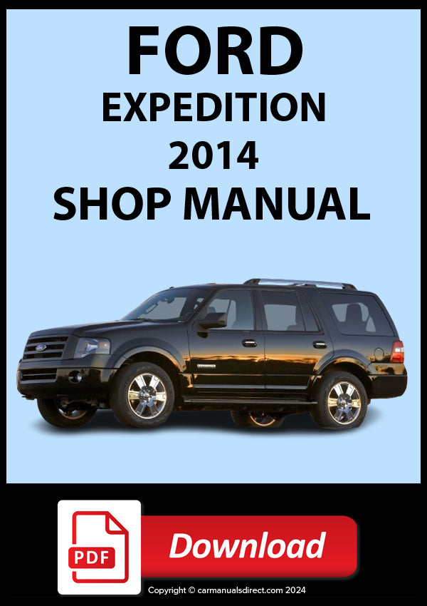 Ford Expedition 5.4L V8 2014 Workshop Manual | PDF Download