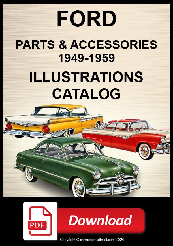 Ford 1949-1959 Parts & Accessories Illustrations Catalog | PDF Download